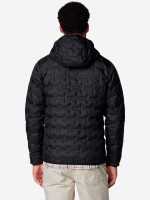 Куртка мужская Columbia Delta Ridge™ II Down Hooded Jacket черная 2086221-010 изображение 3