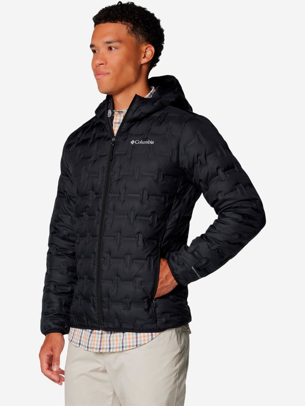 Куртка чоловіча Columbia Delta Ridge™ II Down Hooded Jacket чорна 2086221-010 — фото 2