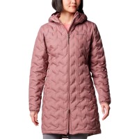 Куртка женская Columbia Delta Ridge™ II Long Down Jacket темно-розовая 2088211-609 изображение 1