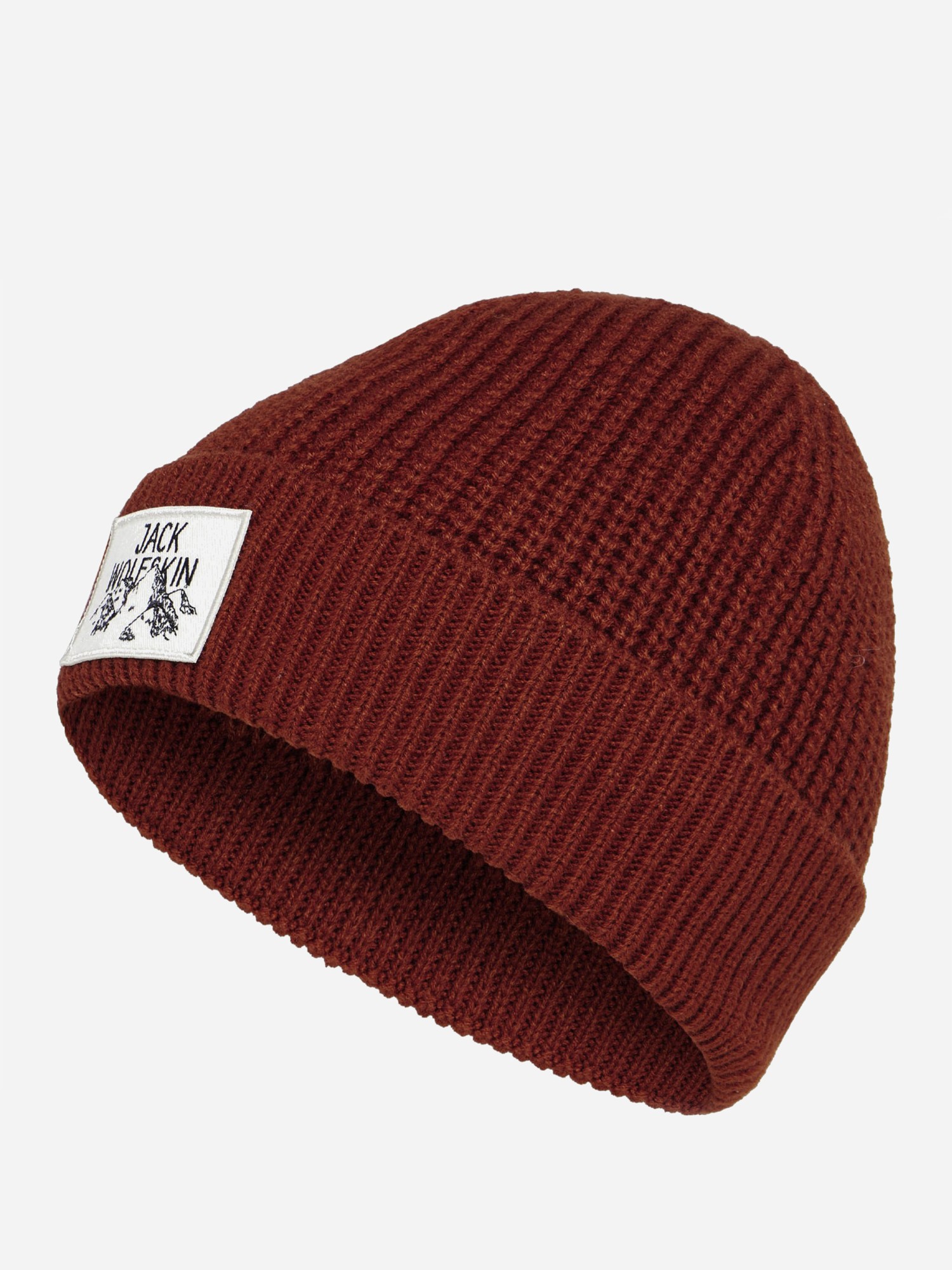 Шапка Jack Wolfskin BADGE BEANIE оранжевая A61610-J0126 изображение 2