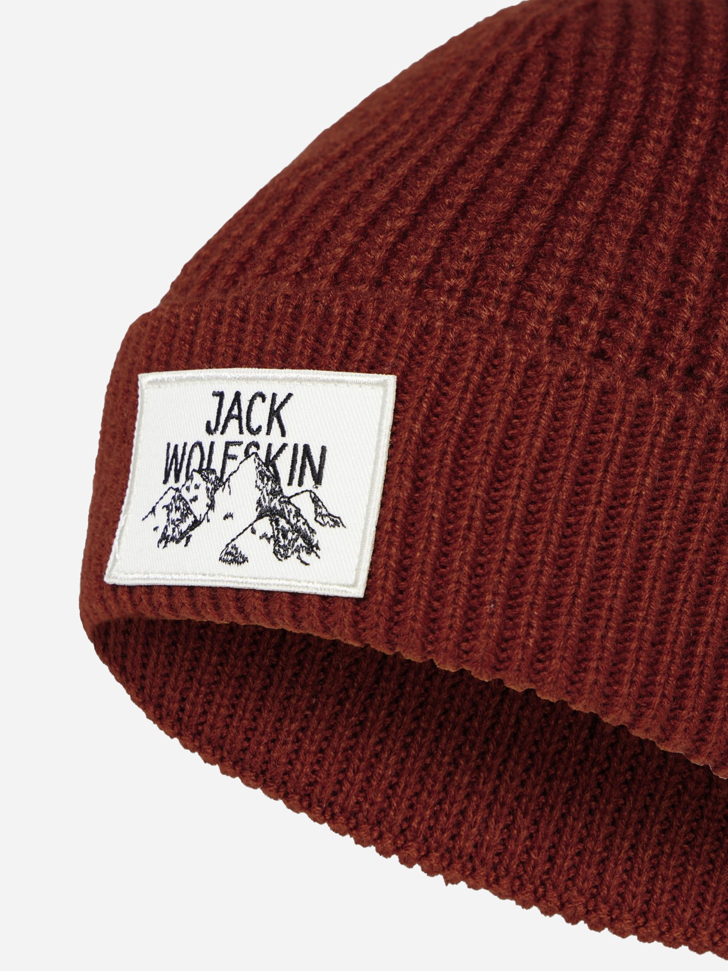 Шапка Jack Wolfskin BADGE BEANIE оранжевая A61610-J0126 изображение 3