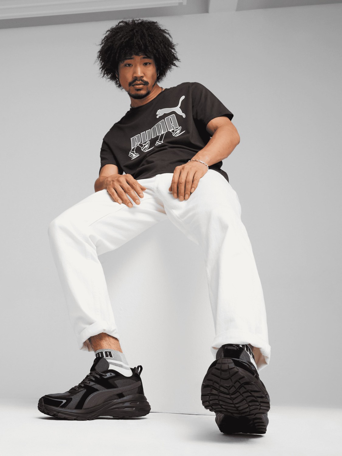 Кросівки чоловічі Puma Hypnotic LS чорні 39529502 изображение 9