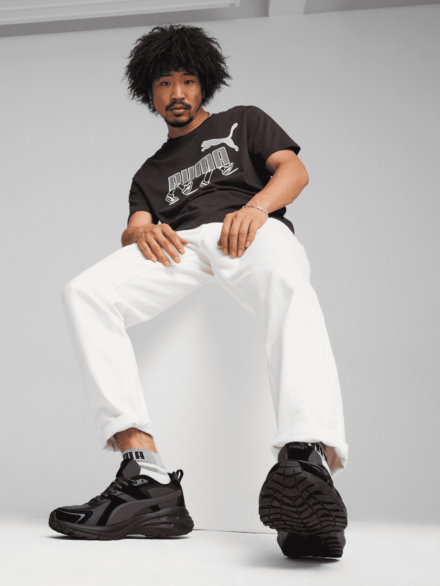 Кросівки чоловічі Puma Hypnotic LS чорні 39529502 изображение 9