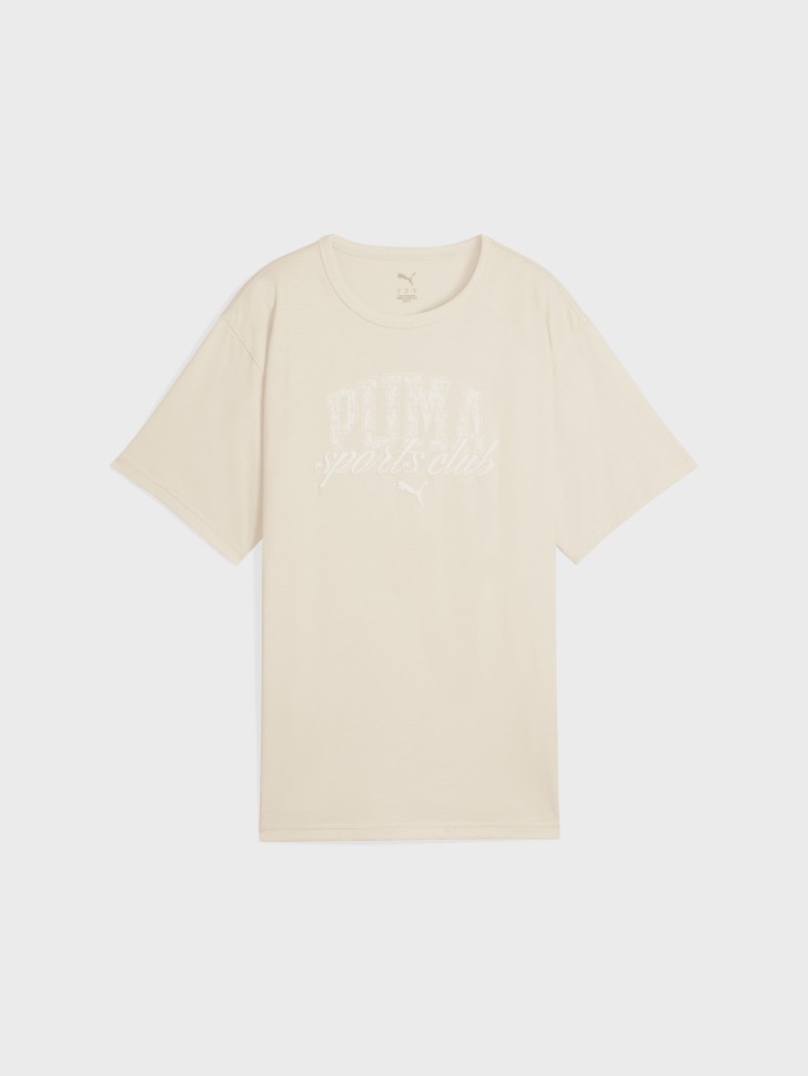 Футболка жіноча Puma PUMA CLASS Relaxed Tee бежева 68503187 изображение 5