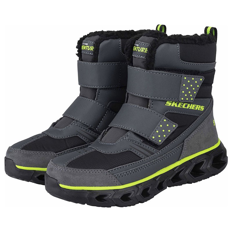 Черевики дитячі Skechers Hypno-Flash 2.0 сірі 90588L CCBK — фото 2