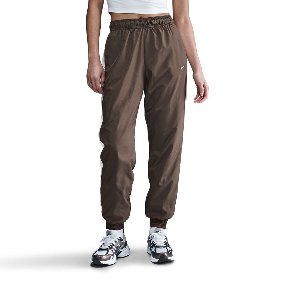 Брюки женские Nike W NSW OTG UV ESSNTL WVN MR JG коричневые FV7660-004