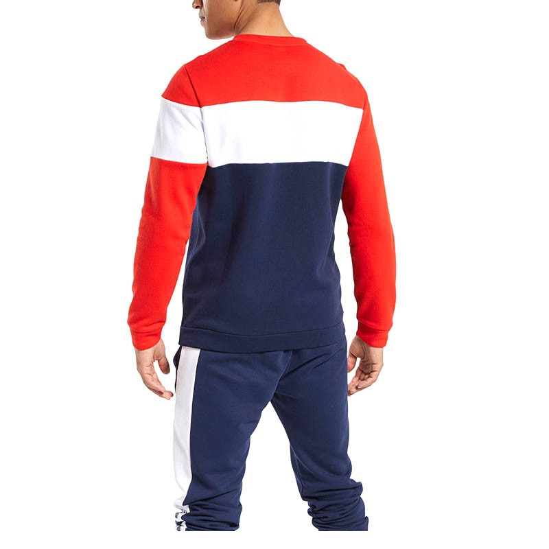 Толстовка чоловіча Reebok Training Essentials Fleece Crew мультиколір FS8473 изображение 3