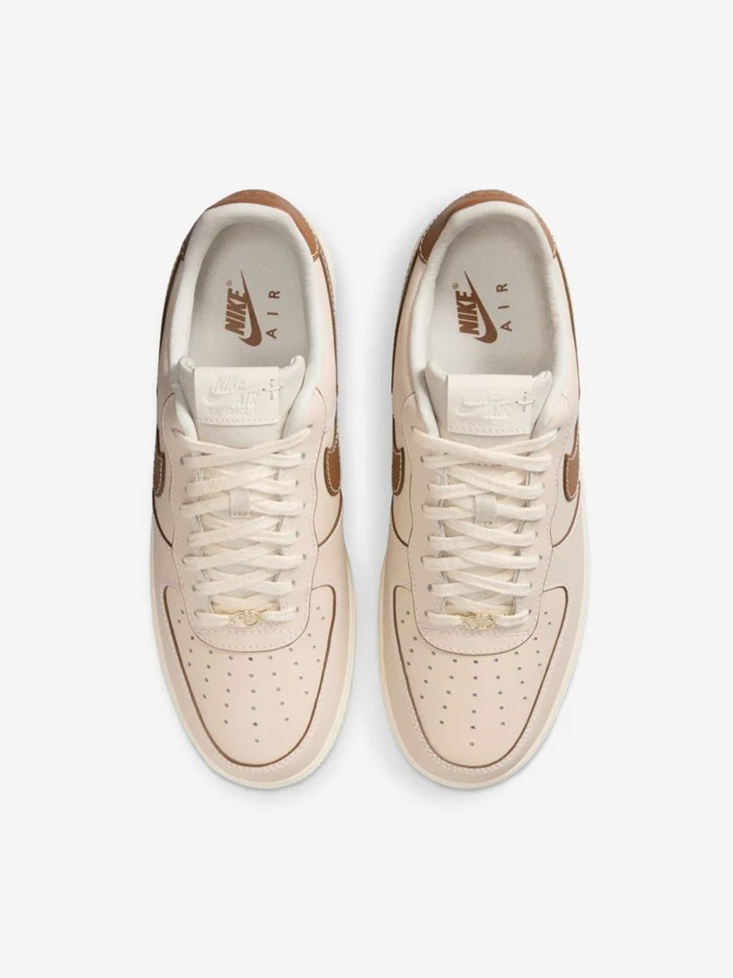 Кросівки чоловічі Nike AIR FORCE 1 07 кремові IB8865-221 изображение 7