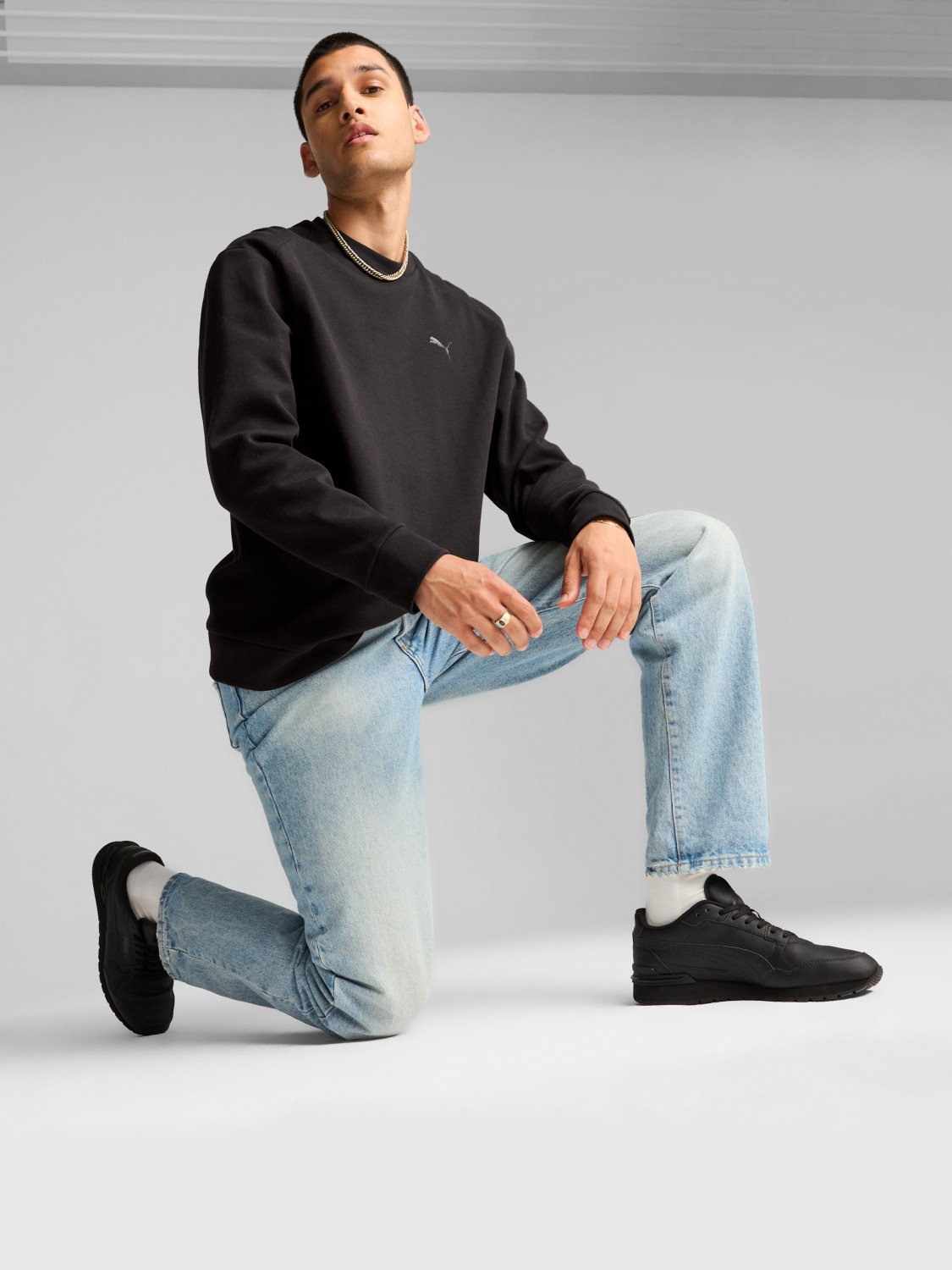 Кросівки чоловічі Puma ST Runner v4 L чорні 39906809 изображение 8