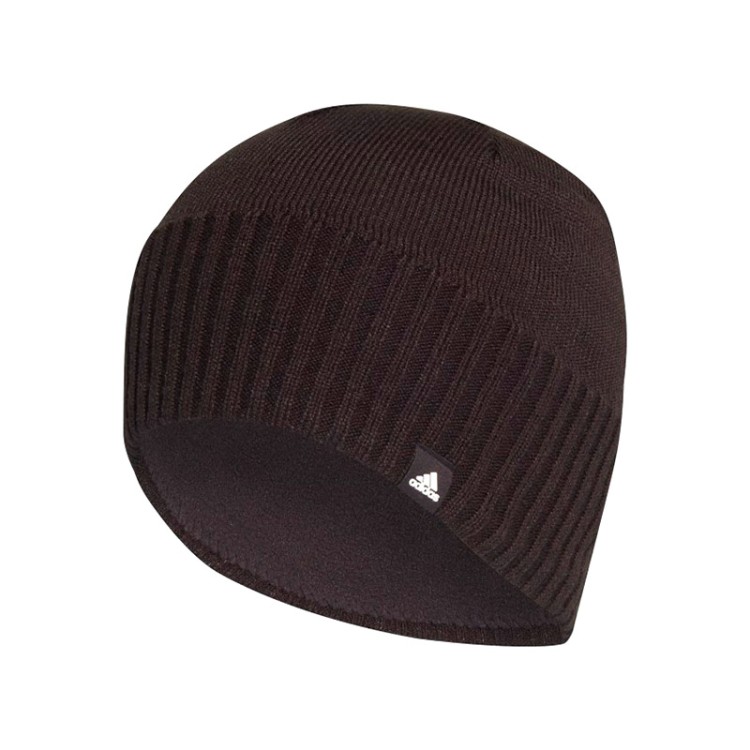 Шапка унисекс Adidas Half-Fleece-Lined Beanie черная FS9027 изображение 1