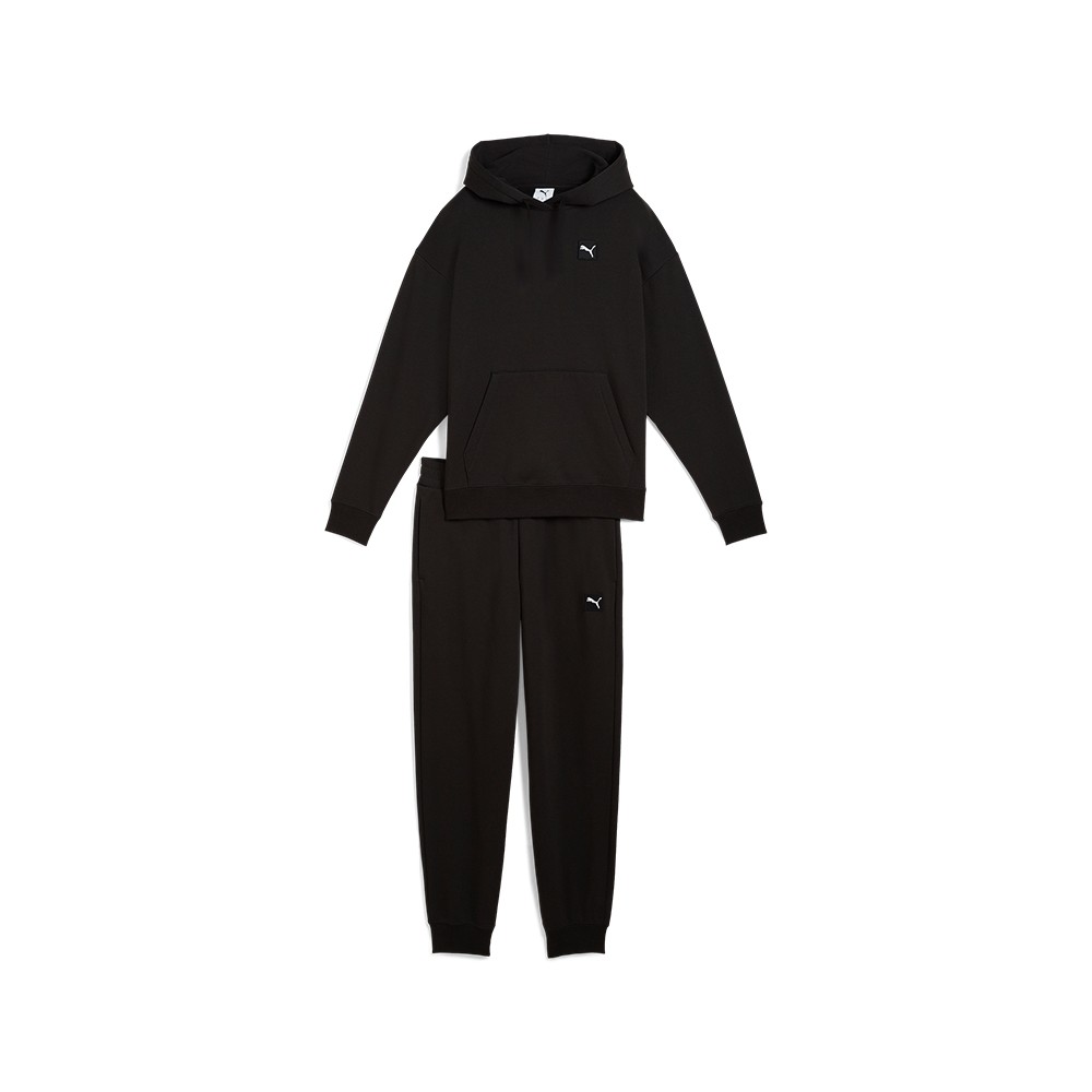 Костюм женский Puma Loungewear Sweat Suit FL Cl черный 68934601