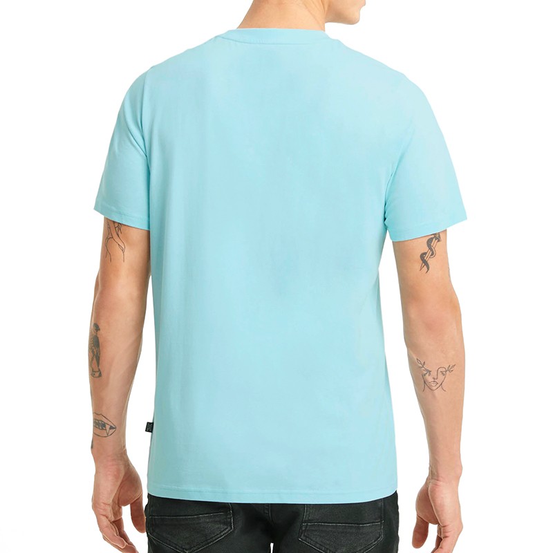 Футболка мужская Puma Rebel Tee голубая 58573849 изображение 4