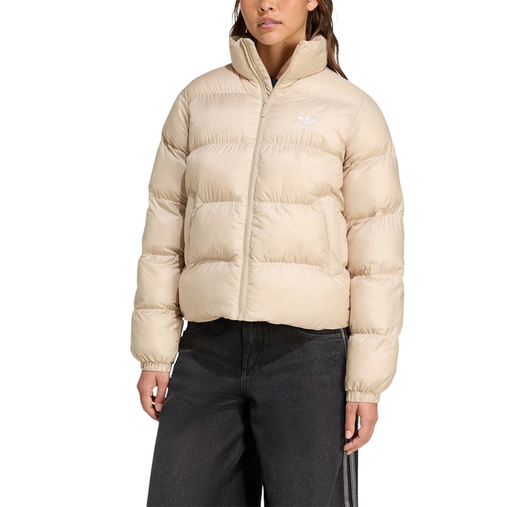 Куртка женская Adidas SHORT PUFFER бежевая JX2947