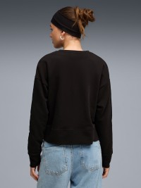 Толстовка женская Puma HER Relaxed Crew TR черная 69188501 изображение 3