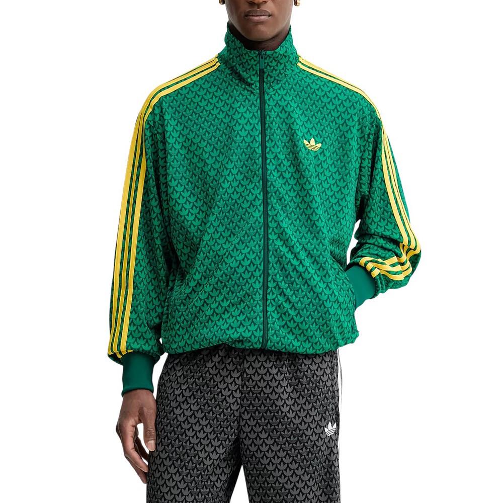 Толстовка мужская Adidas FIREBIRD TT зеленая KD0382