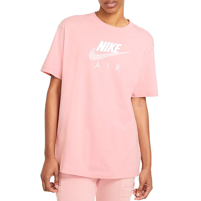 Футболка женская Nike W Nk Air Ss Tee розовая CZ8614-630 изображение 1