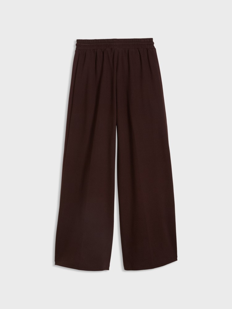 Брюки женские Puma CLASS Relaxed Wide Leg Pants коричневые 69401333 изображение 6