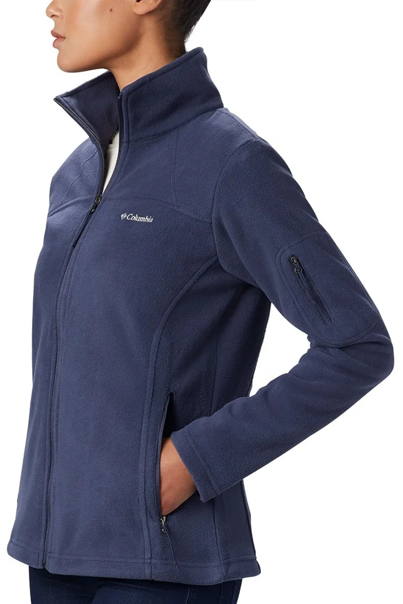 Толстовка женская Columbia Fast Trek™ II Jacket темно-синяя  1465351-591  изображение 3