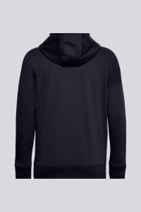 Толстовка женская Under Armour Rival Fleece Fz Hoodie черная 1356400-001 изображение 3