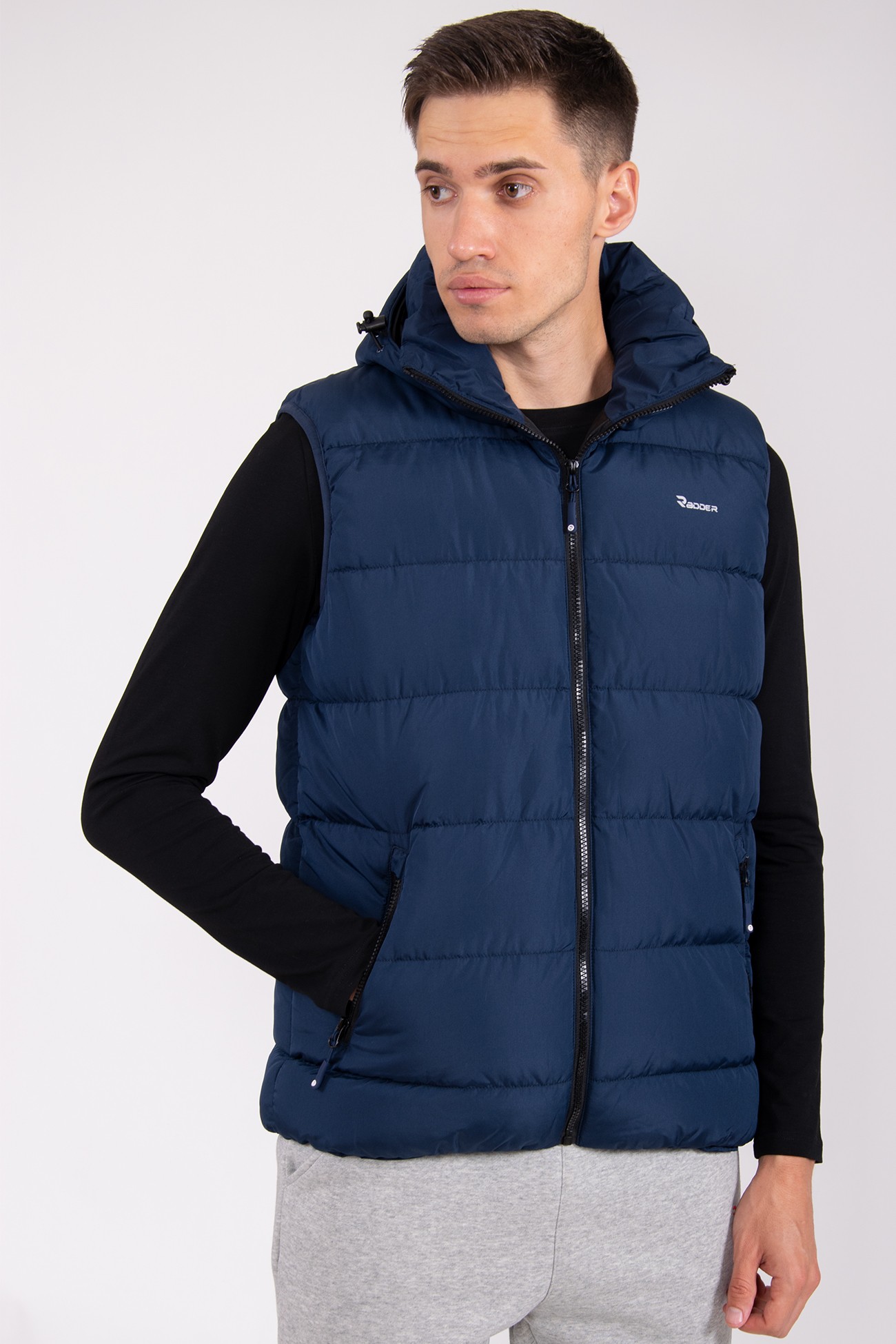 Жилет мужской темно-синий 122126-450 изображение 2