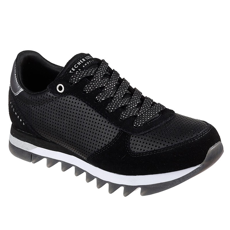 Кроссовки женские Skechers VENUSCORNERS черные 73741-BLK изображение 4