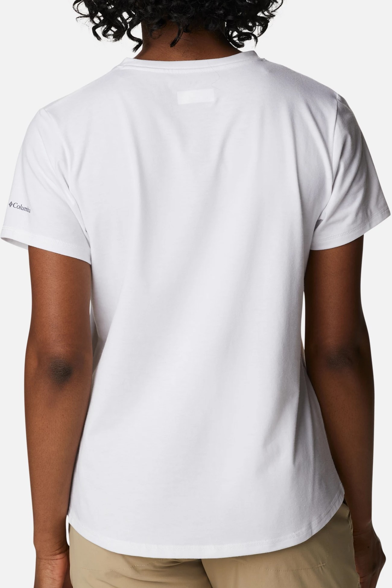 Футболка жіноча Columbia  Sun Trek™ SS Graphic Tee біла 1931751-109 изображение 3