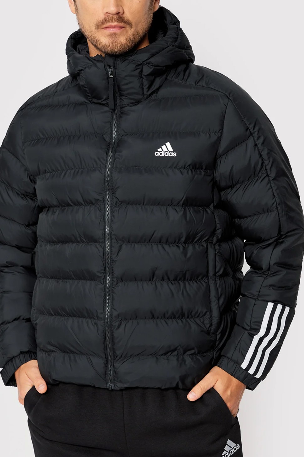 Куртка чоловіча Adidas Itavic M H Jkt чорна GT1674 — фото 2
