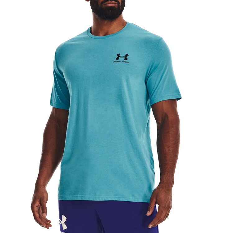 Футболка чоловіча Under Armour UA M SPORTSTYLE LC SS блакитна 1326799-433 изображение 1