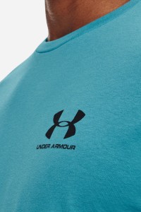 Футболка чоловіча Under Armour UA M SPORTSTYLE LC SS блакитна 1326799-433 изображение 3