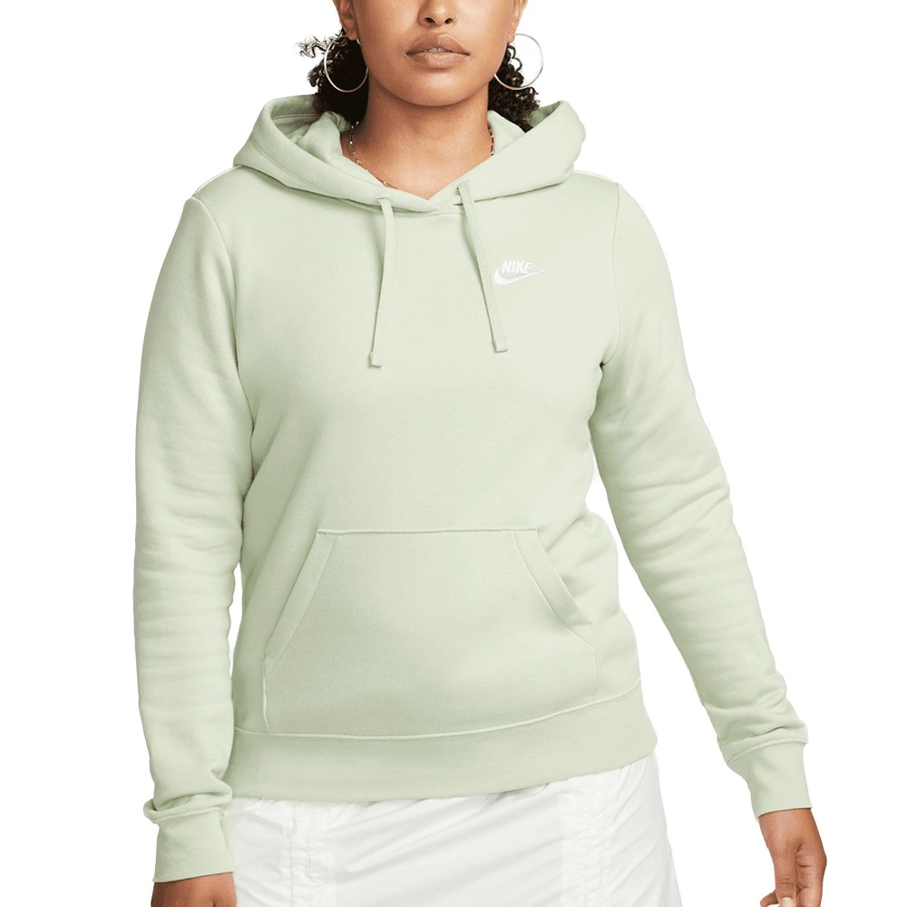 Толстовка женская Nike W NSW CLUB FLC STD PO HDY мятная DQ5793-343