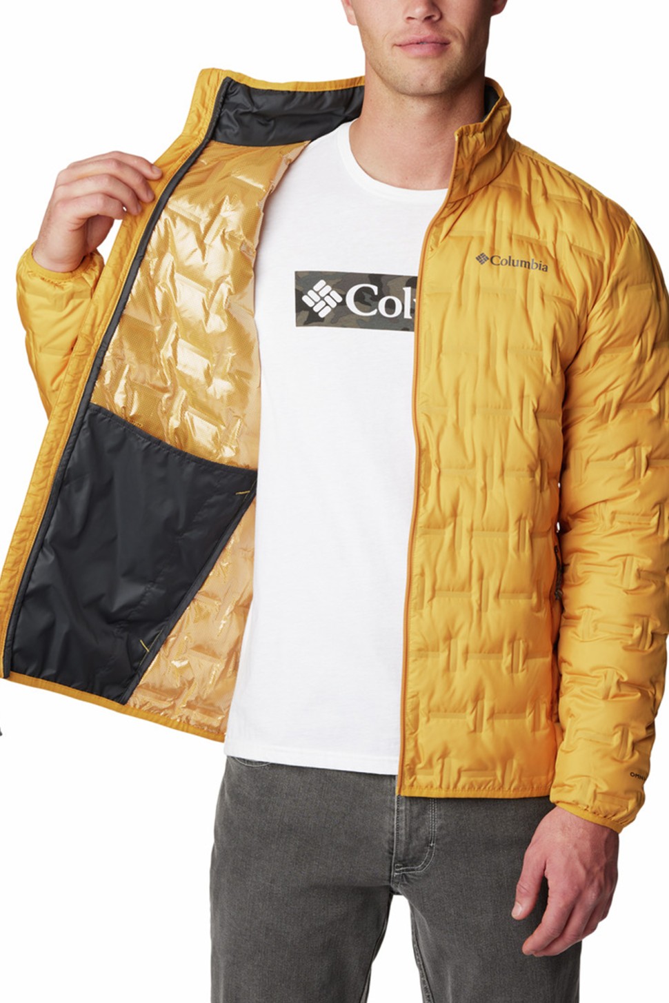 Куртка чоловіча Columbia Delta Ridge™ Down Jacket помаранчева 1875902-756 — фото 3