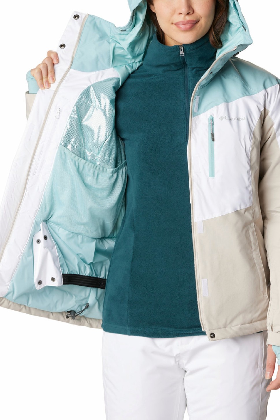 Куртка жіноча Columbia Rosie Run™ Insulated Jacket біла 2007581-102 — фото 4