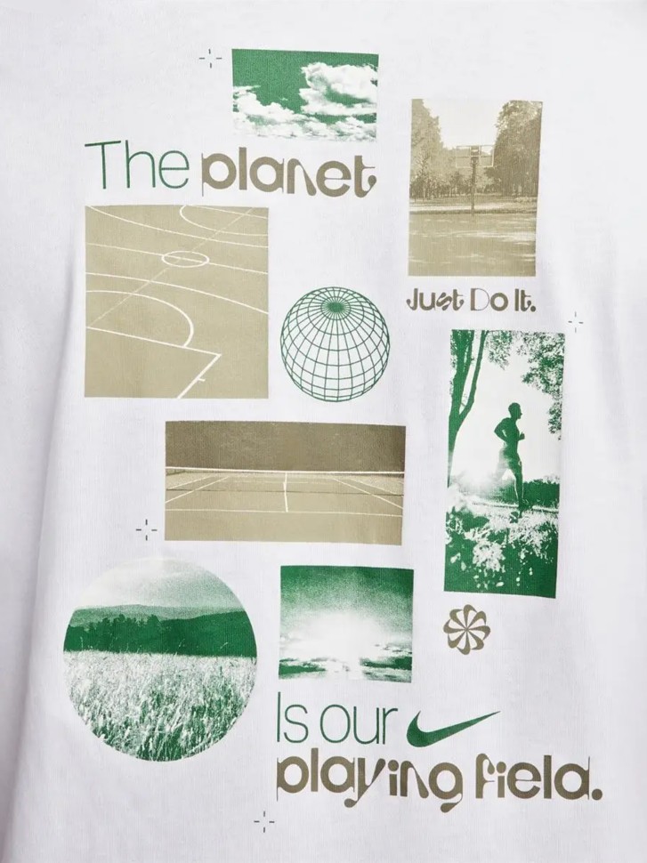 Футболка мужская Nike U NSW TEE M90 LBR SUST белая FQ3766-100 изображение 5
