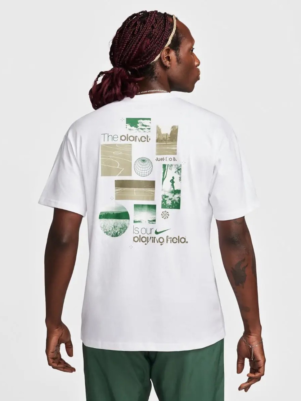 Футболка чоловіча Nike U NSW TEE M90 LBR SUST біла FQ3766-100 — фото 3
