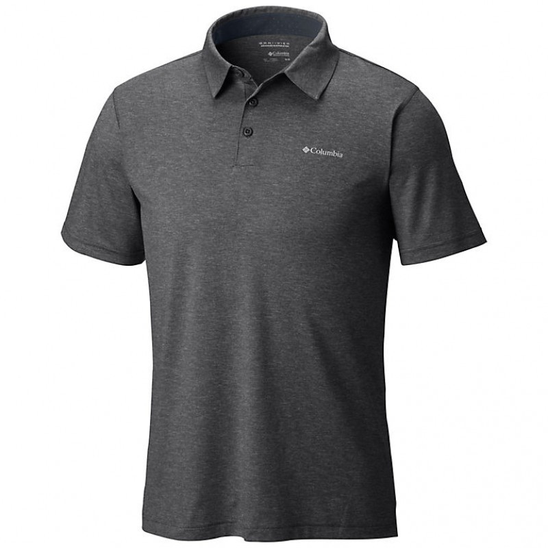 Футболка мужская Columbia Tech Trail Polo серая 1768701-012 — Sport City Футболка мужская Columbia Tech Trail Polo серая 1768701-012