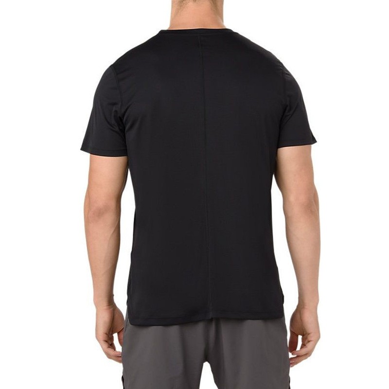 Футболка мужская Asics Silver SS Top черная 2011A006-001 — фото 2 — Sport City Футболка мужская Asics Silver SS Top черная 2011A006-001 — фото 2