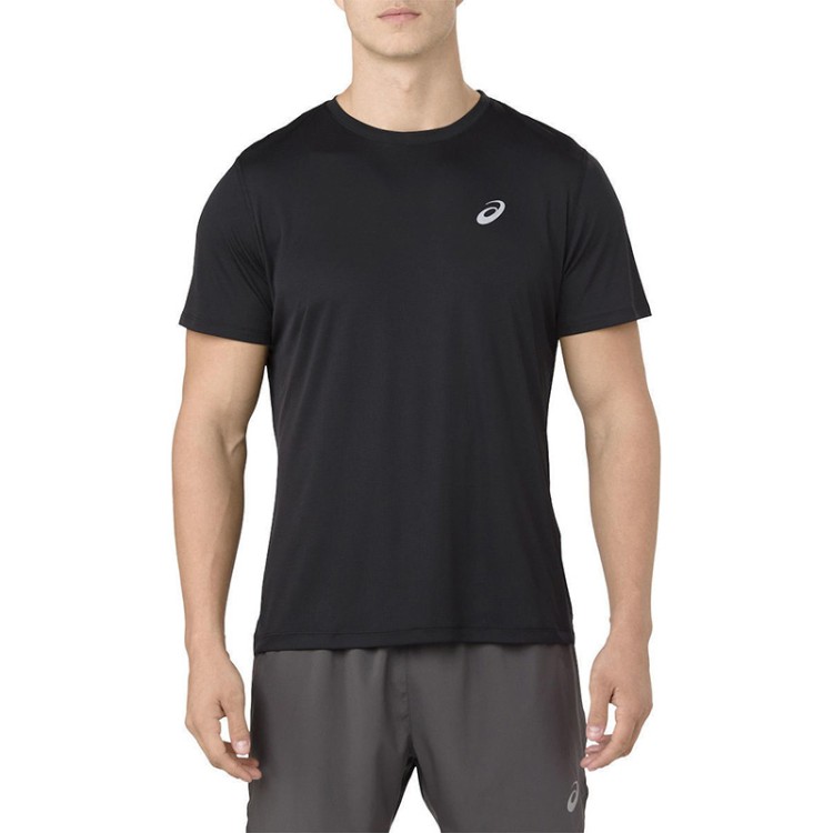 Футболка мужская Asics Silver SS Top черная 2011A006-001 изображение 3