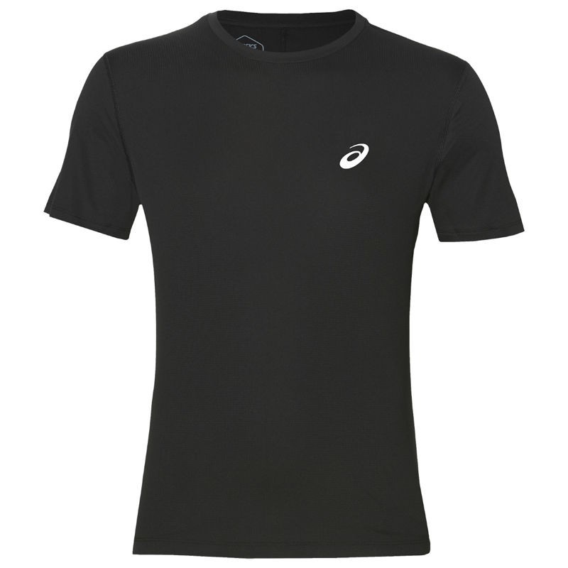 Футболка мужская Asics Silver SS Top черная 2011A006-001 — Sport City Футболка мужская Asics Silver SS Top черная 2011A006-001