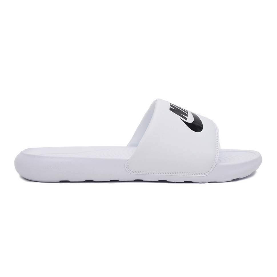 Пляжне взуття чоловіче Nike VICTORI ONE SLIDE біле CN9675-100 — фото 1