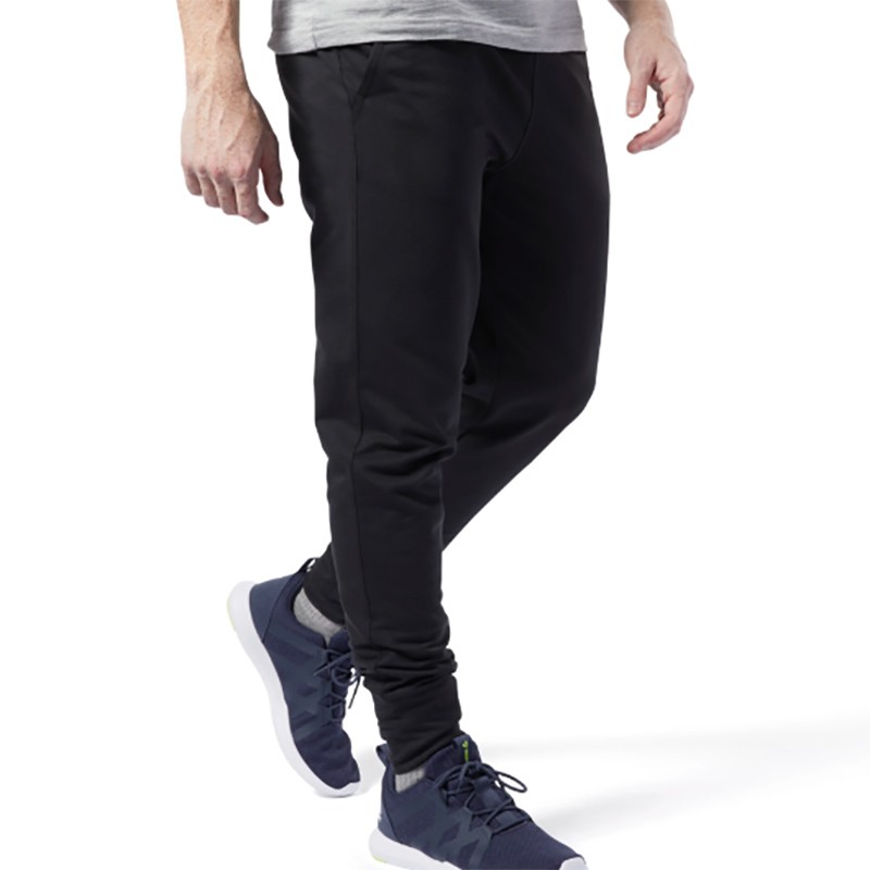 Штани чоловічі Reebok raining Essentials Logo чорні FI1945 изображение 2