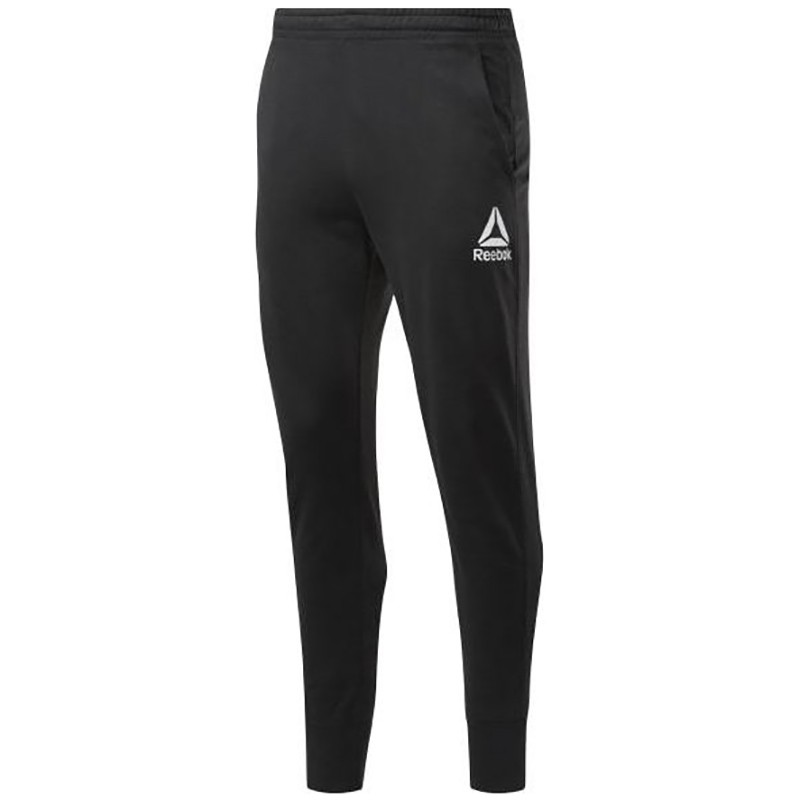 Штани чоловічі Reebok raining Essentials Logo чорні FI1945 изображение 1