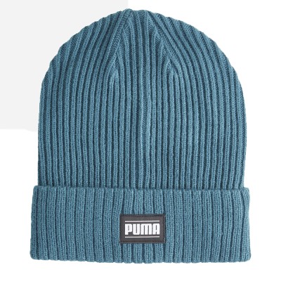 Шапка  Puma Ribbed Classic Cuff Beanie зеленая 02403811