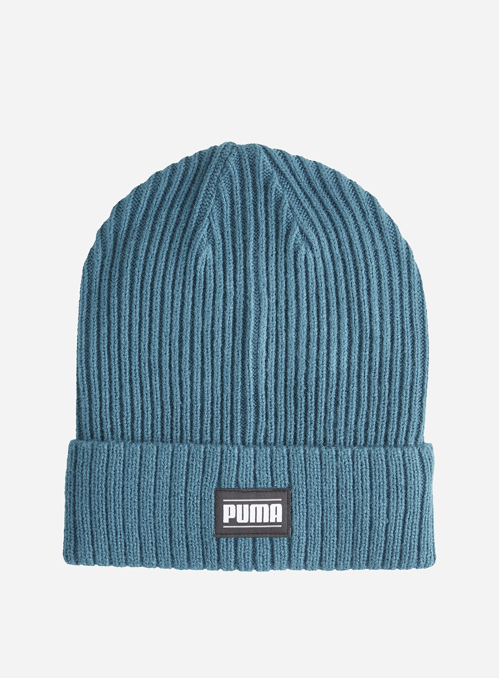 Шапка  Puma Ribbed Classic Cuff Beanie зеленая 02403811 изображение 1