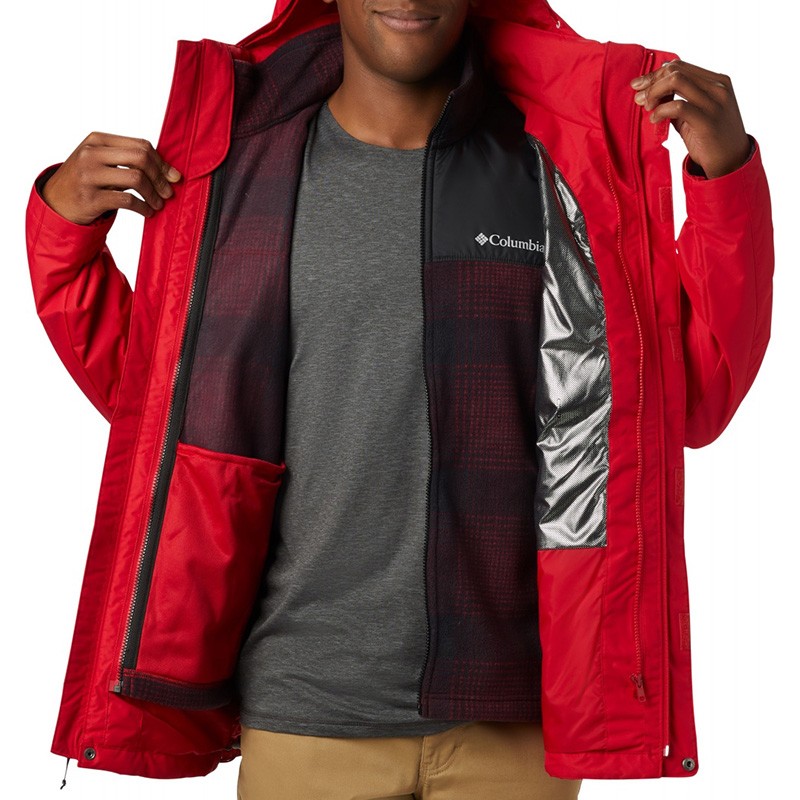 Куртка мужская 3 в 1 Columbia Bugaboo Ii Fleece Interchange Jacket красная 1800662-613 — фото 2 — Sport City Куртка мужская 3 в 1 Columbia Bugaboo Ii Fleece Interchange Jacket красная 1800662-613 — фото 2
