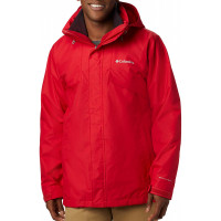 Куртка чоловіча 3 в 1 Columbia  Bugaboo Ii Fleece Interchange Jacket  червона 1800662-613