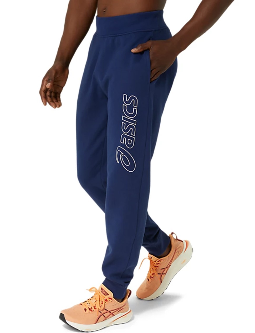 Штани чоловічі Asics ASICS LOGO SWEATPANT сині 2031E189-404 — фото 4