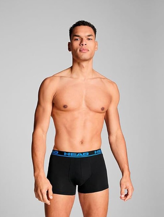 Труси чоловічі HEAD BASIC BOXER 2P мультиколір 701202741024 изображение 5