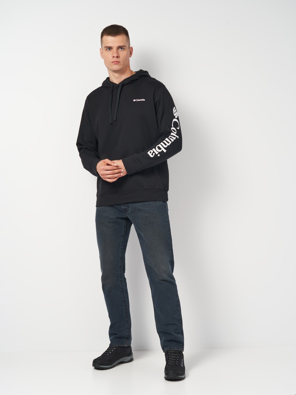 Джемпер чоловічий Columbia Beaumount™ Hoodie чорний 2126381-014 — фото 4
