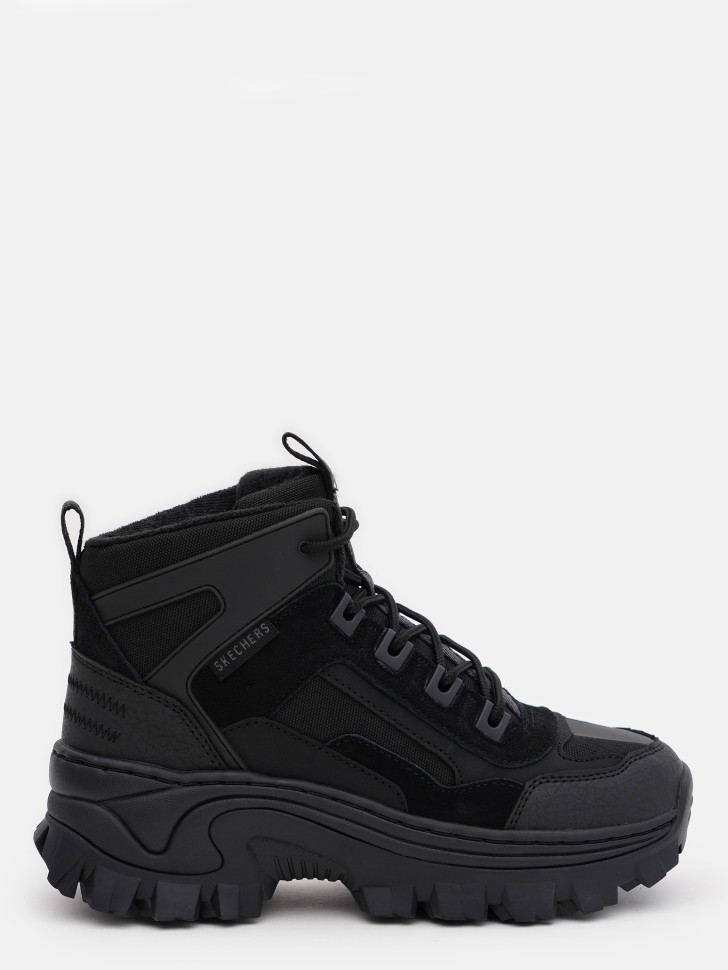 Ботинки женские Skechers Hi-Ryze - I Want Tread черные 177242 BBK изображение 2
