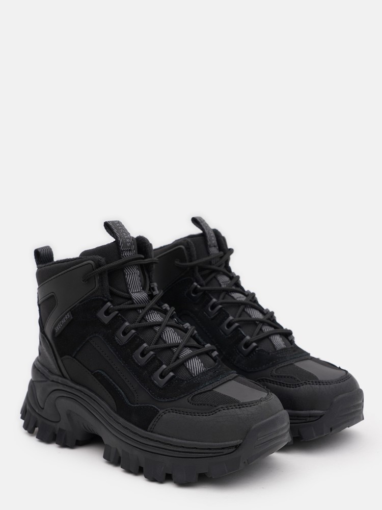 Ботинки женские Skechers Hi-Ryze - I Want Tread черные 177242 BBK изображение 3